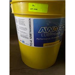 FT.MAC: 2 PAILS OF AWARD  TRANSMISSION FLUID, 20L