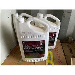 FT.MAC: 3 JUGS OF METHYL HYDRATE & 1 JUG 50/50