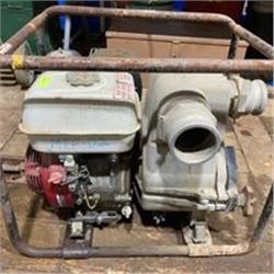FT.MAC: HONDA GX240 TRASH PUMP, 3" INLET & OUTLET
