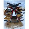Image 3 : FT.MAC: 6FT X 6FT STEEL RACK C/W ASSORTED CUTTING