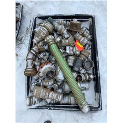 FT.MAC: ASSORTED CAM LOCK FITTINGS OF VARIOUS SIZES