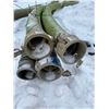 Image 1 : FT.MAC: LOT OF 4 SUCTION HOSE, 3IN X 20FT LONG