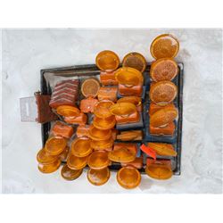 FT.MAC: 28 BATTERY OPERATED WAMBER ARNING BEACONS