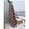 Image 1 : FT.MAC: 4 ASSORTED FIBREGLASS STEP LADDERS