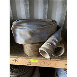 FT.MAC: LOT OF 2 LAY-FLAT HOSE, 2IN X 100FT