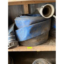 FT.MAC: LOT OF 2 LAY-FLAT HOSE, 3IN X 50FT