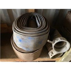 FT.MAC: LOT OF 2 LAY-FLAT HOSE, 3IN X 50FT