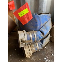 FT.MAC: LOT OF 2 LAY-FLAT HOSE,  4IN X 50FT