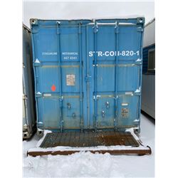 FT.MAC: 20 FOOT SKIDDED STORAGE CONTAINER