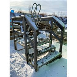 FT. MAC: WOODEN FRAME STEP AND LANDING