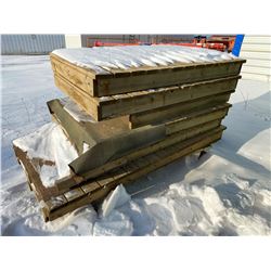 FT. MAC: 7 WOODEN SIDEWALK SECTIONS