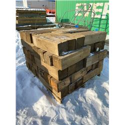 FT. MAC: NEW - 70 -  6"X6"X24" WOODEN BLOCKS