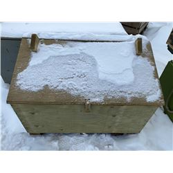 FT. MAC: WOODEN TOOL BOX, 24" X 46"