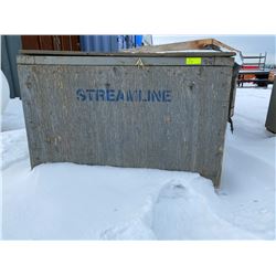 FT. MAC: WOODEN TOOL BOX, 40" X 48" X 32"