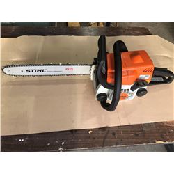 SH. PARK: STIHL MS170 GAS CHAINSAW WITH CASE