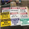Image 1 : SH. PARK: ASSORTED SAFETY SIGNS AND PLACARDS