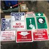 Image 1 : SH. PARK: ASSORTED SAFETY SIGNS AND PLACARDS
