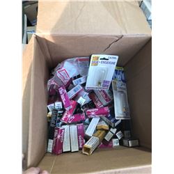 SH. PARK:  1 BOX OF ASSORTED LIGHT BULBS, VARIOUS