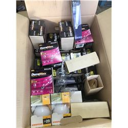 SH. PARK:  1 BOX OF ASSORTED LIGHT BULBS, VARIOUS