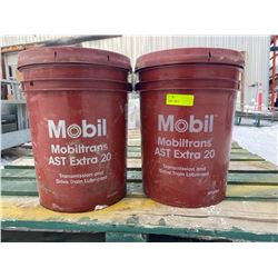 SH. PRK: TWO 20L PAILS OF MOBILTRANS AST EXTRA 20
