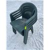 Image 1 : SH. PRK: LOT OF 4 PLASTIC DECK CHAIRS