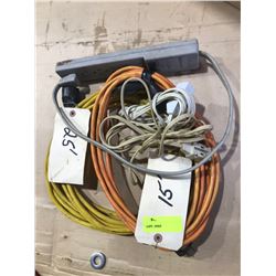 SH. PARK: LOT OF EXTENSION CORDS AND POWER BAR