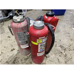 SH. PRK:  LOT OF THREE 30LB FIRE EXTINGUISHERS