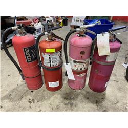 SH. PARK: LOT OF 4 GENERAL FIRE EXTINGUISHERS 30LB