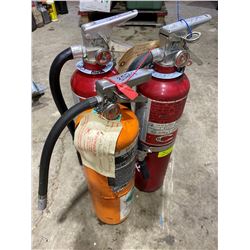 SH. PARK: LOT OF THREE 10LB FIRE EXTINGUISHERS