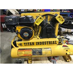 SH. PARK: TITAN GAS POWERED AIR COMPRESSOR, 5.5HP
