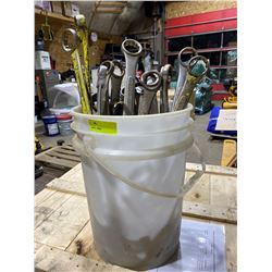 SH. PARK: PAIL OF ASSORTED COMBINATION WRENCHES