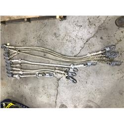 SH. PARK: LOT OF 9 ASSORTED NYLON ROPE LANYARDS