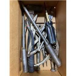 SH. PARK: BOX OF ASSORTED HAND TOOLS