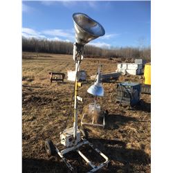 STURG.CNTY: LOT OF 2 INDUSTRIAL LIGHTS ON STANDS