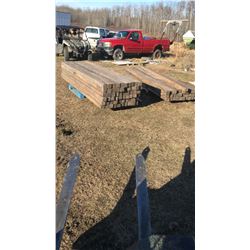 STURG.CNTY: 2 PALLETS OF 4 X 4 X 120 SPRUCE