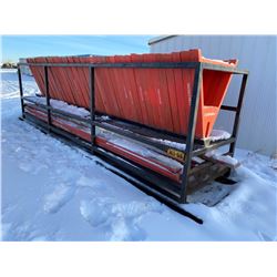 SH. PRK: 25 COMPLETE BARRICADES  & METAL SKID