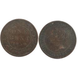 1859W9/8 Canada Large Cent-ICCS VG8