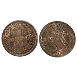 1893 R9 Canada Large Cent-ICCS MS63RB