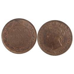 1901 Canada Large Cent-ICCS MS60BN