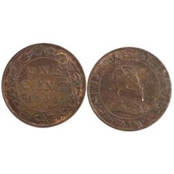 1908 Canada Large Cent -ICCS MS60BN