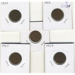 1922-1926 Canada Small Cents-G/aVG