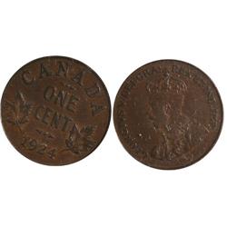 1924 Canada Small Cent-ICCS VF30