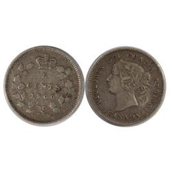 1900 Oval 00 Canada Five Cents-ICCS VF2