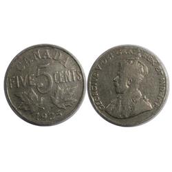 1925 Canada Five Cents-ICCS VG10