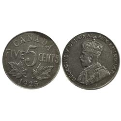 1925 Canada Five Cents-VF