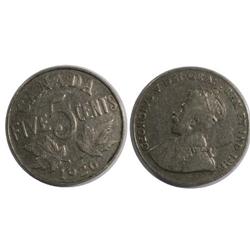 1926 F6Canada Five Cents-ICCS VG10