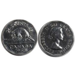 1953NSF Canada Five Cents-ICCS MS63