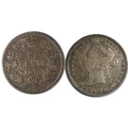 1881H Canada Twenty-Five Cents-ICCS VG1