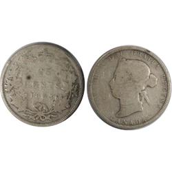 1883H Canada Twenty-Five Cents-ICCS G4