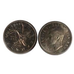 1948 Canada Twenty-Five Cents-ICCS MS63